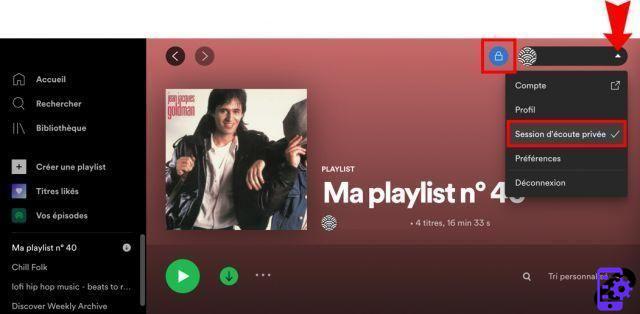 ¿Cómo escuchar música en modo privado en Spotify?