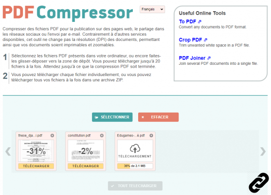 How to decrease the size of a PDF document