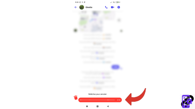 ¿Cómo enviar un mensaje de voz en Messenger?