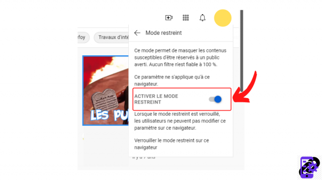 ¿Cómo habilitar el modo restringido en YouTube?