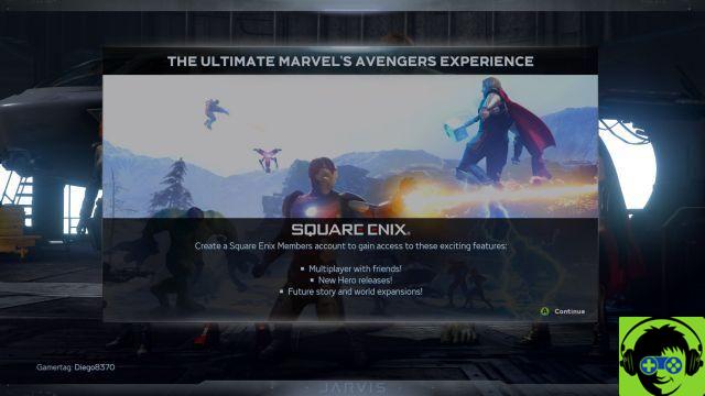 Cómo vincular su cuenta de miembro de Square Enix en Marvel's Avengers