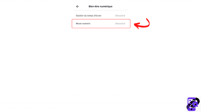 How to activate restricted mode on TikTok?