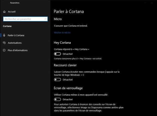 How to turn off Cortana with Windows 10