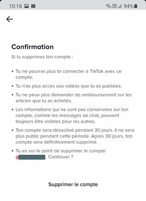 Eliminar cuenta de TikTok: la solución