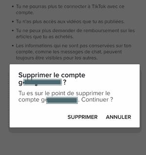 Eliminar cuenta de TikTok: la solución