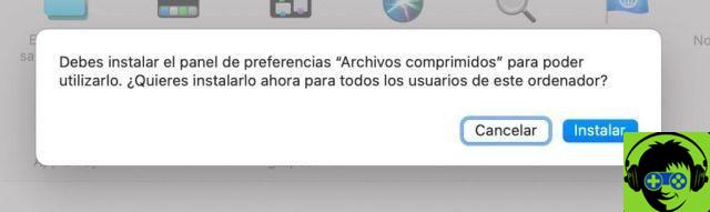 macOS: cómo agregar la utilidad de compresión a las preferencias del sistema