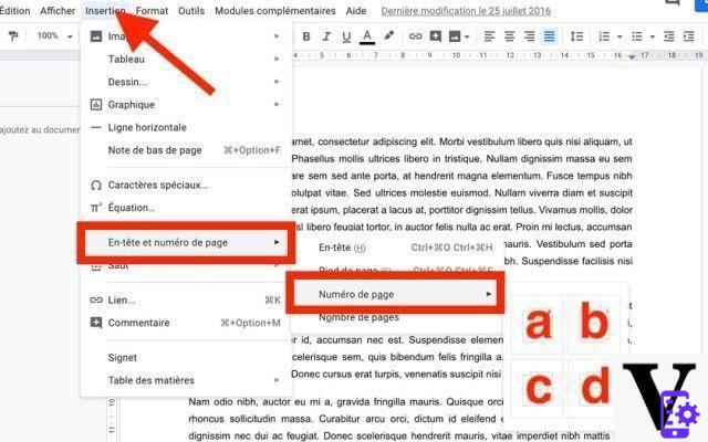 Google Docs: How to put page numbers in your documents