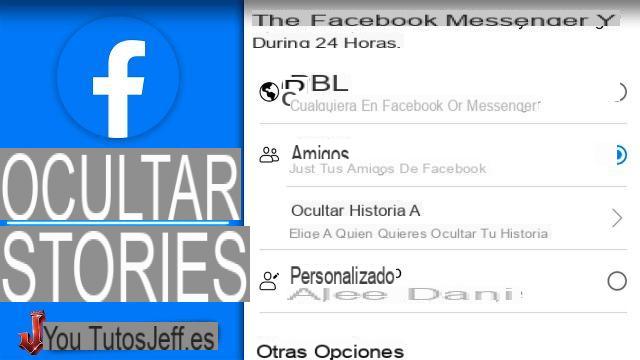 Cómo ocultar las historias de Facebook