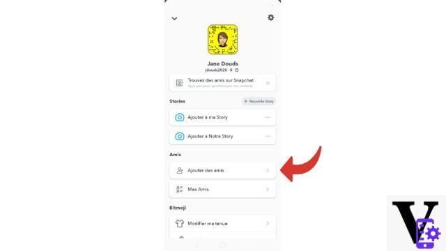 How to add a contact on Snapchat?