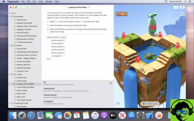 Swift Playgrounds para Mac