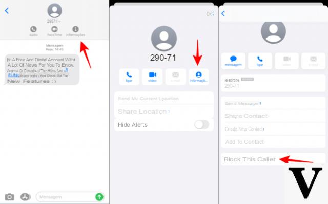 Bloquear número de teléfono y SMS en iPhone