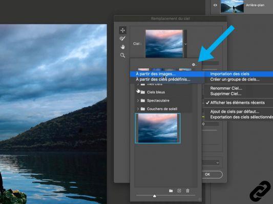 ¿Cómo cambiar el cielo de una foto en 1 clic con Photoshop?