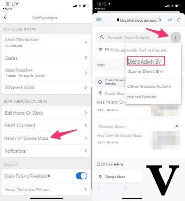 Come cancellare la cronologia di Google Maps