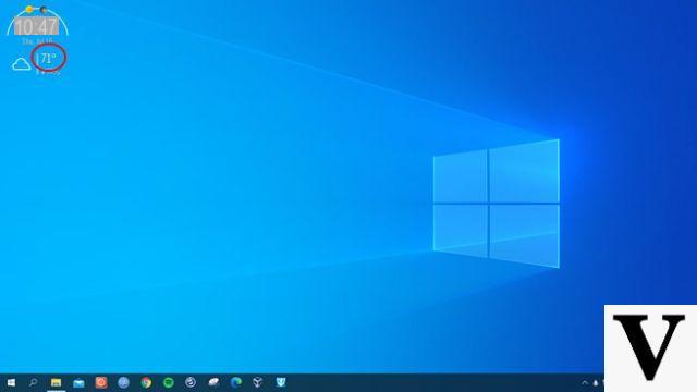 Cómo obtener el clima en el escritorio en Windows 10