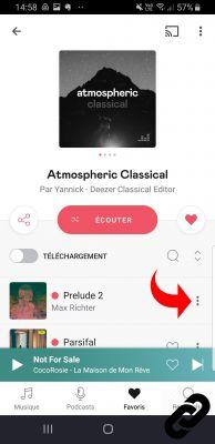 ¿Cómo agrego una canción a una lista de reproducción en Deezer?