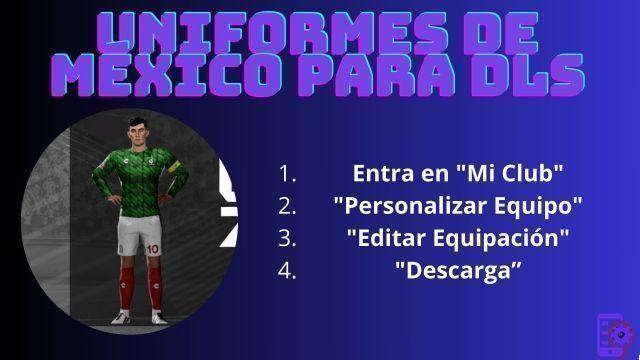 Get the updated Mexico uniforms for Dream League Soccer
