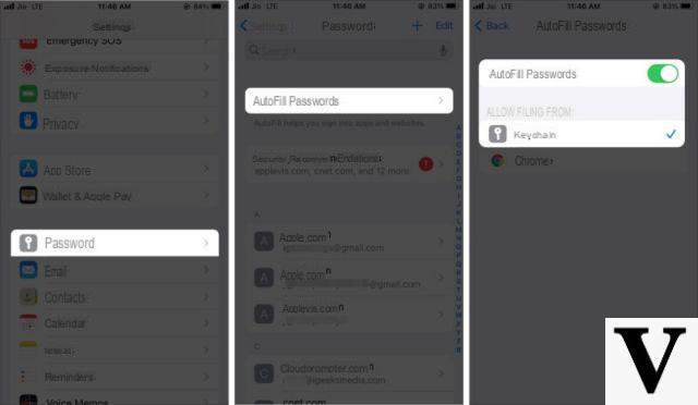 Comment utiliser les mots de passe automatiques sur iPhone et iPad