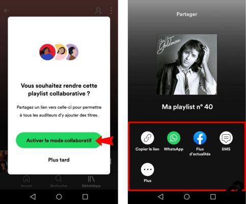 How to make a collaborative playlist on Spotify?