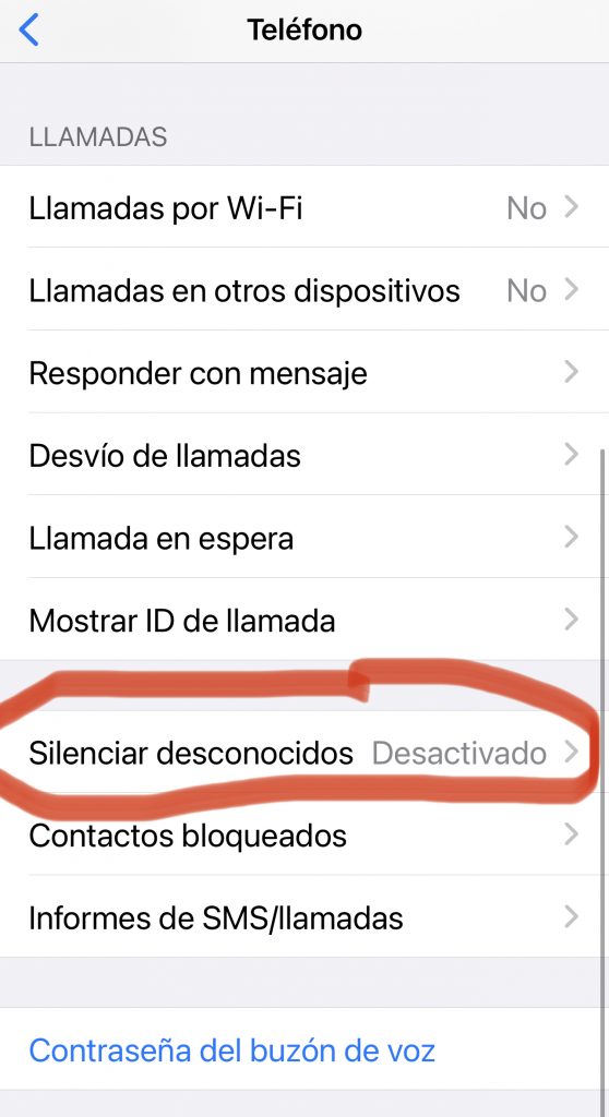 Truco de iPhone: Nunca llames desde números desconocidos