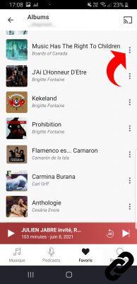 ¿Cómo agregar una lista de reproducción, un álbum, un podcast o un artista a tus favoritos en Deezer?