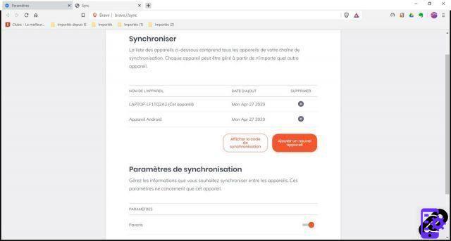 ¿Cómo sincronizar tu configuración de Brave?