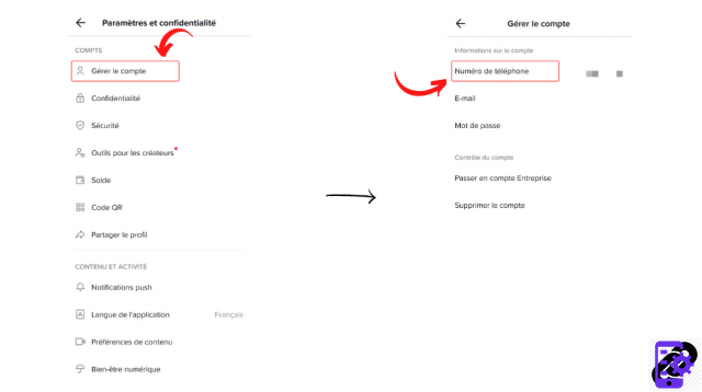 How to change your phone number on TikTok?