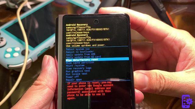 Come fare RESET hard e soft del Samsung Galaxy Z Fold 2