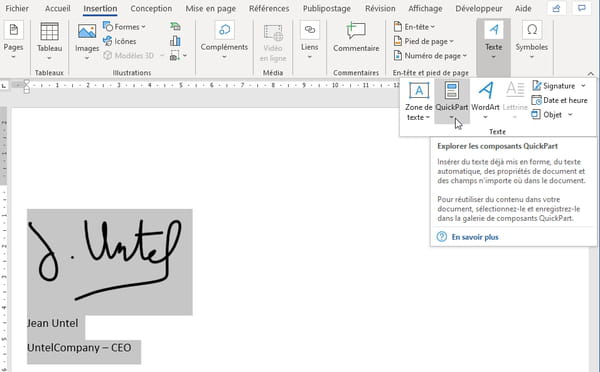 Word electronic signature: how to sign a document