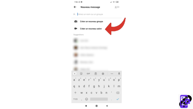 ¿Cómo crear un salón en Messenger?