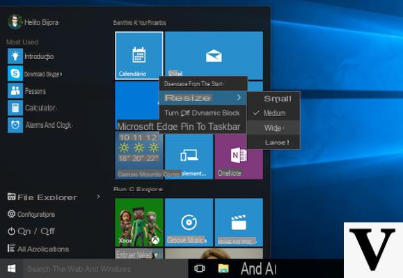 Comment redimensionner le menu Démarrer de Windows 10