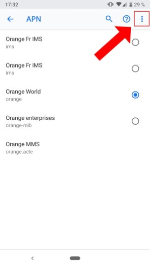 Cómo configurar el APN de tu smartphone Android (Bouygues, Orange, Free, SFR ...)