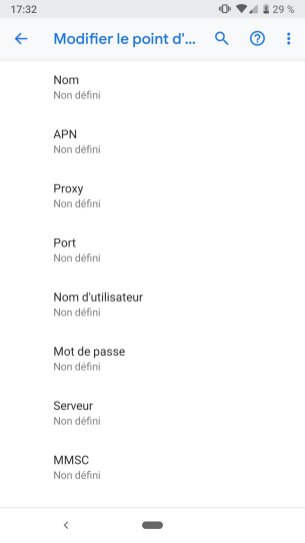 Cómo configurar el APN de tu smartphone Android (Bouygues, Orange, Free, SFR ...)