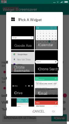 Widget Screensaver le permite usar cualquier widget como protector de pantalla