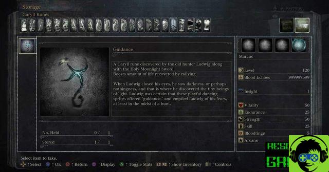 Bloodborne: Échos de Sang à l'Infini, Dupliquer Objets